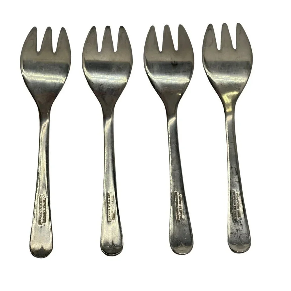 Sheffield England Silver Plated Set of 4 Small 5